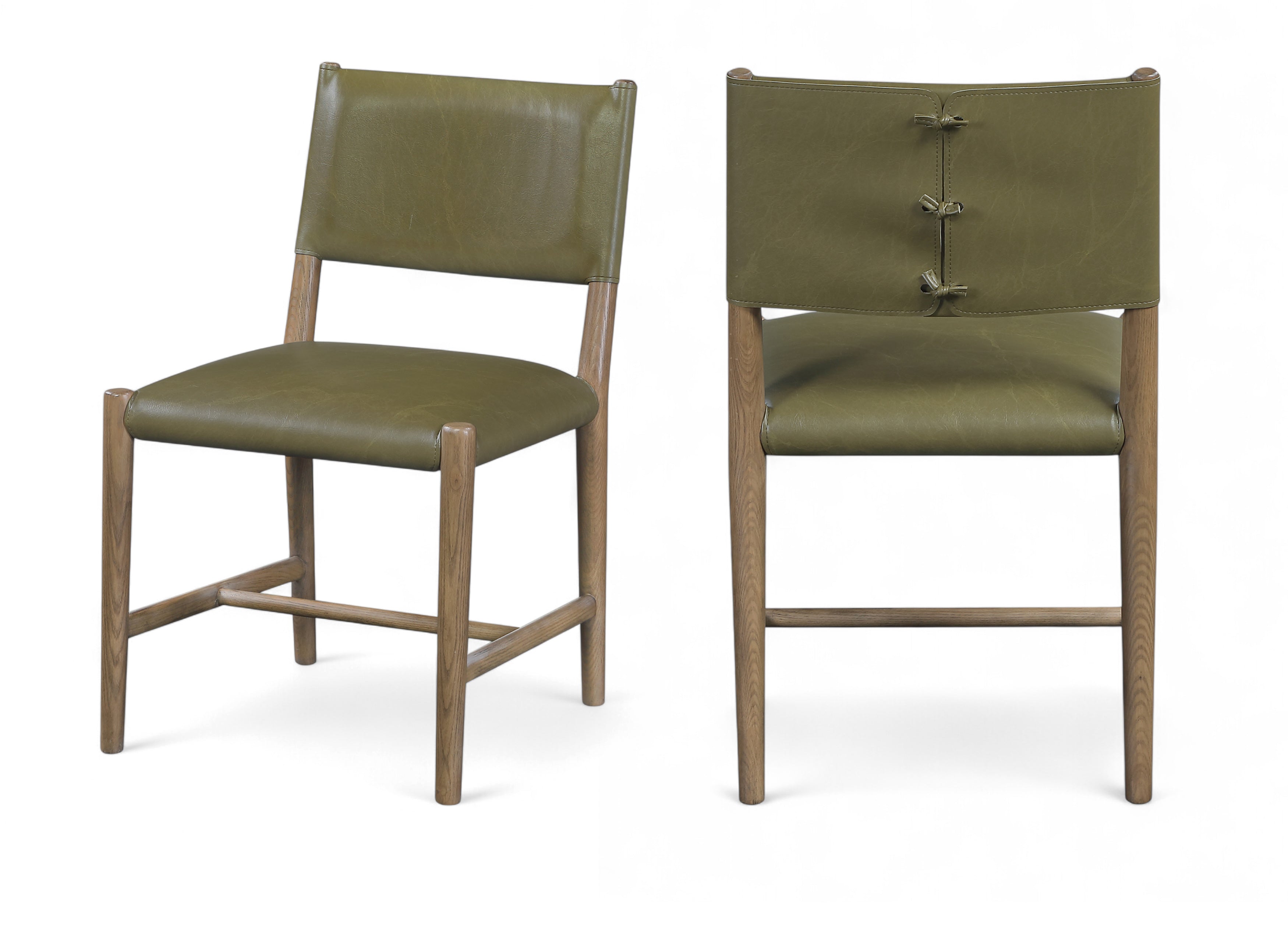 Andie Vegan Leather Upholstered Dining Chair - [Set of 2]