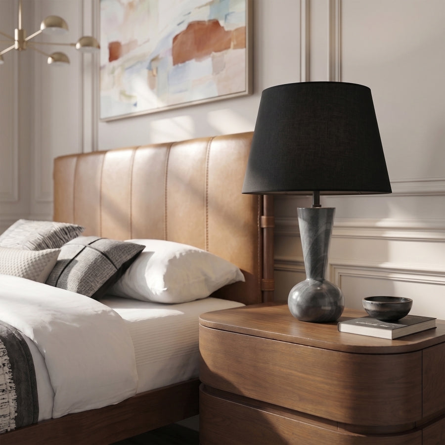 Lucente Genuine Marble And Jute Table Lamp [Pre-Order - Coming in Sept]