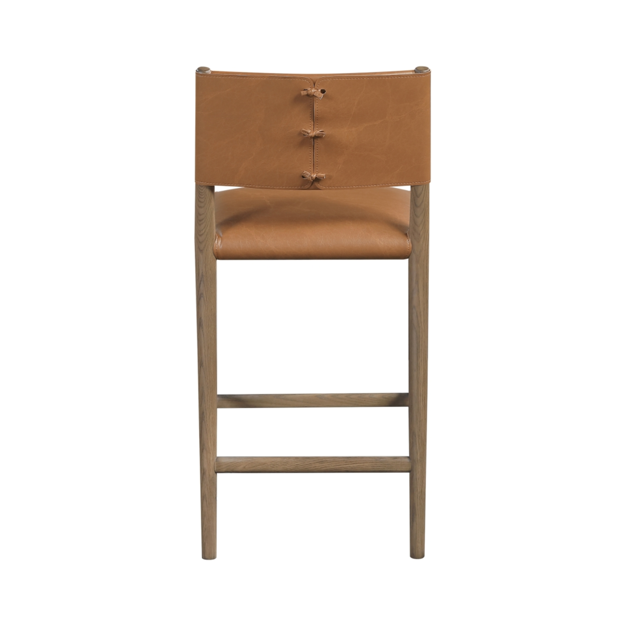 Andie Upholstered Counter Stool in Vegan Leather - [Additional Colors Available]