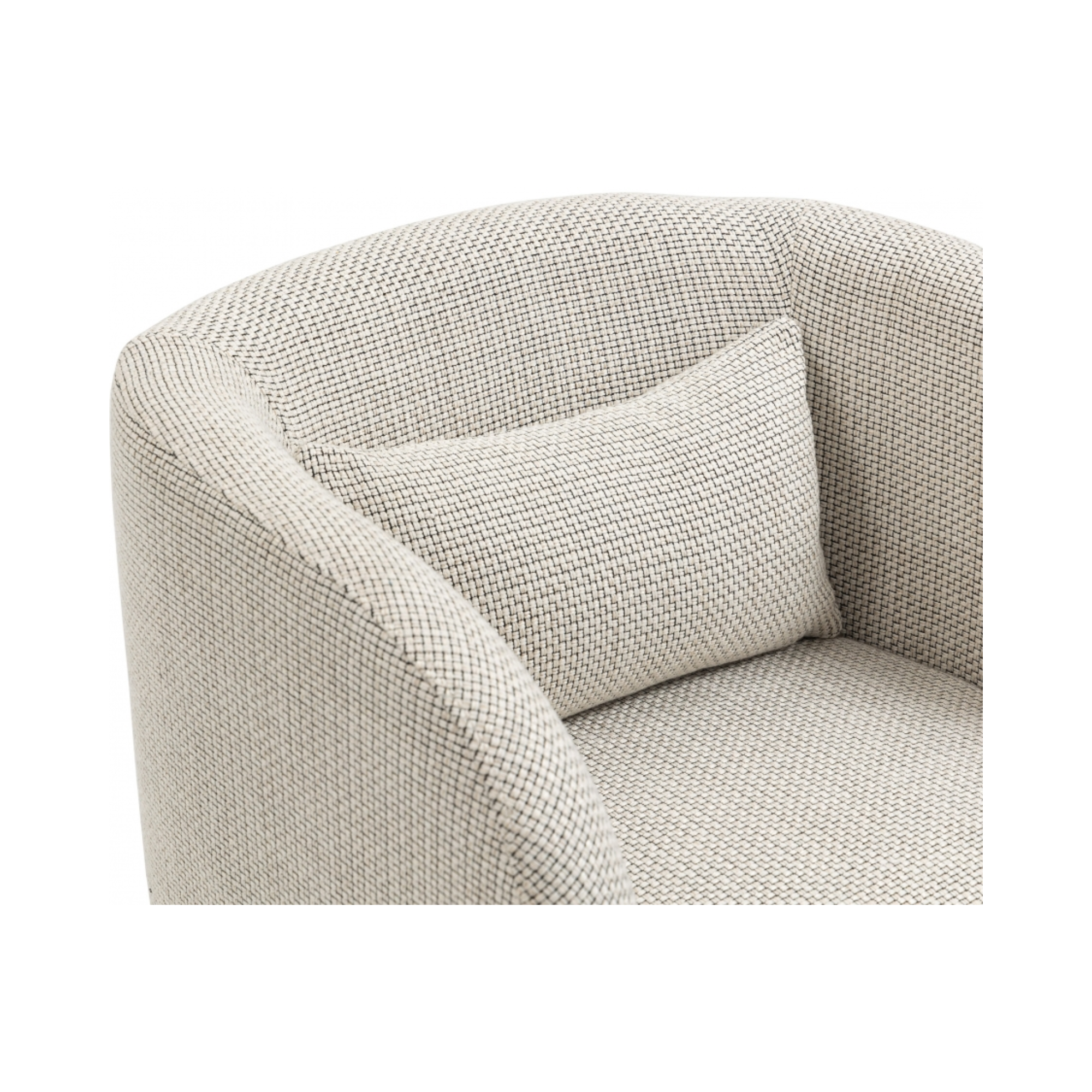 Sawyer Tweed Fabric Upholstered Accent Chair - [Additional Colors Available]