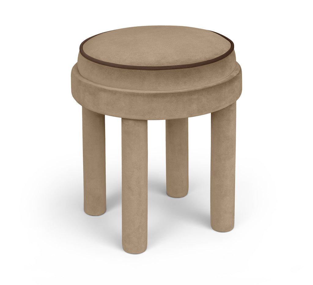 Velin Velvet Upholstered Ottoman [Pre-Order - Coming in Oct]