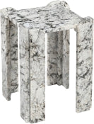 The "Ravello" Genuine Marble End Table [Pre-Order - Coming in Oct/Nov]