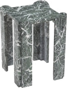 The "Ravello" Genuine Marble End Table [Pre-Order - Coming in Oct/Nov]