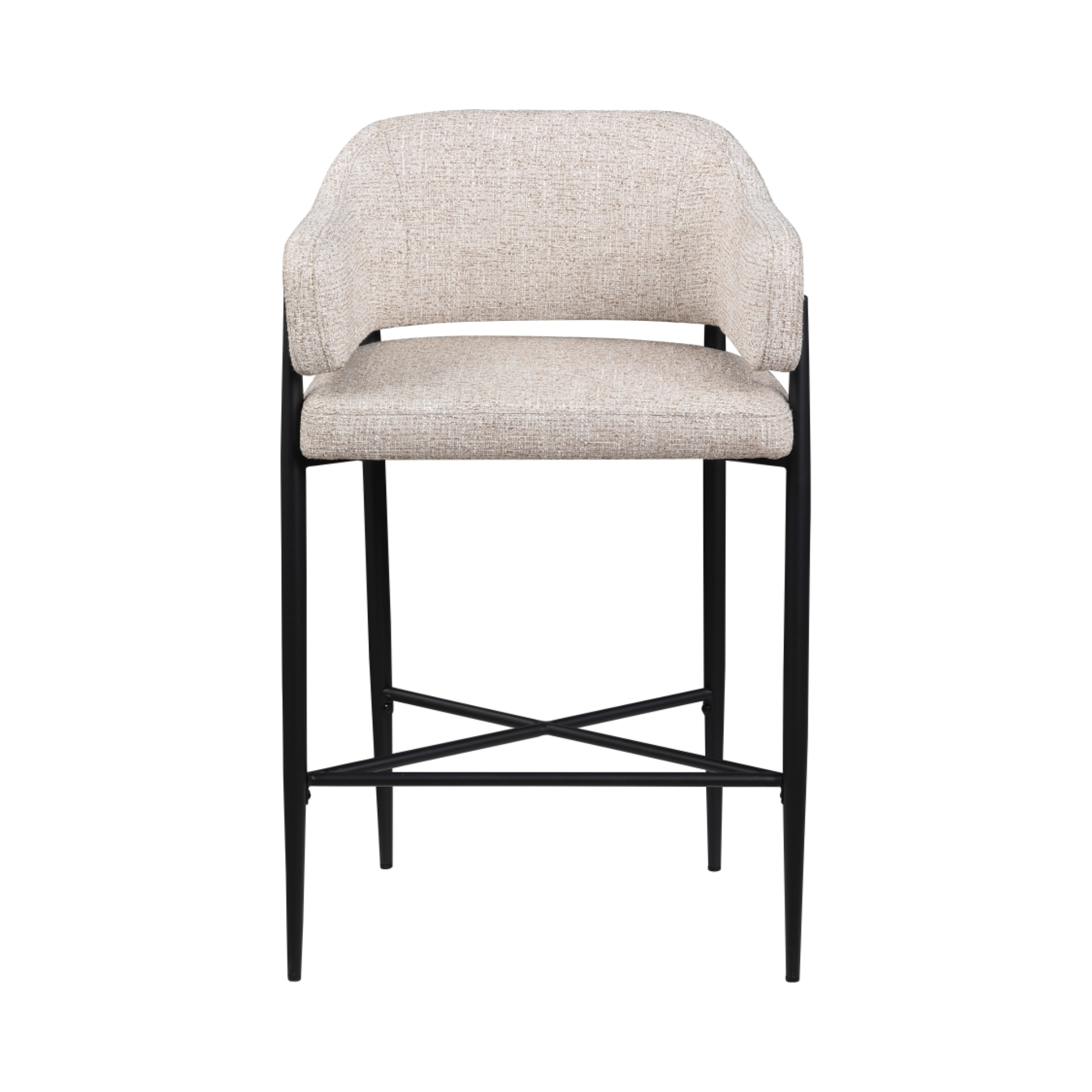 Dame Interwoven Upholstered Counter Stools - Set of 2 - [Additional Colors Available]