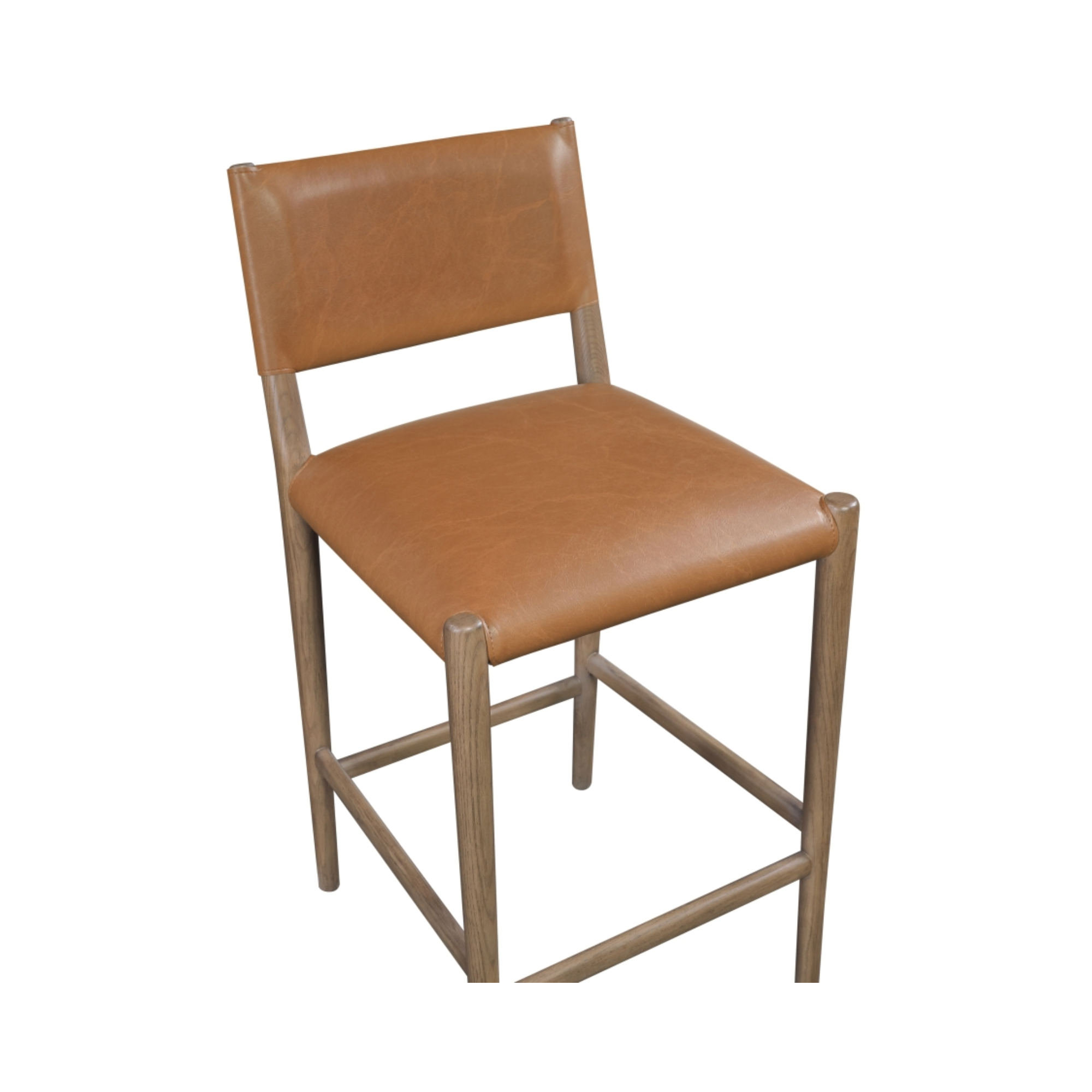 Andie Upholstered Counter Stool in Vegan Leather - [Additional Colors Available]