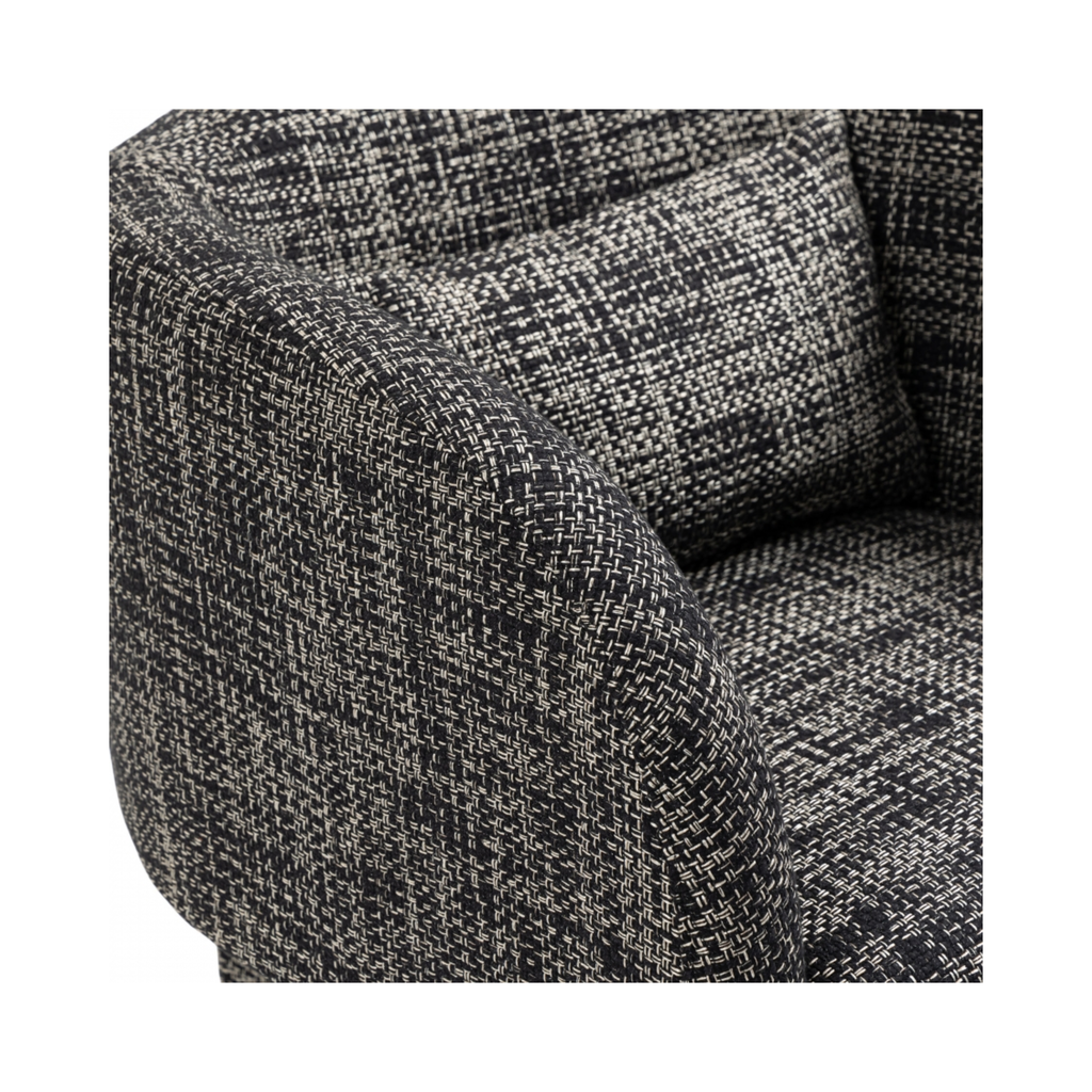 Sawyer Tweed Fabric Upholstered Accent Chair - [Additional Colors Available]