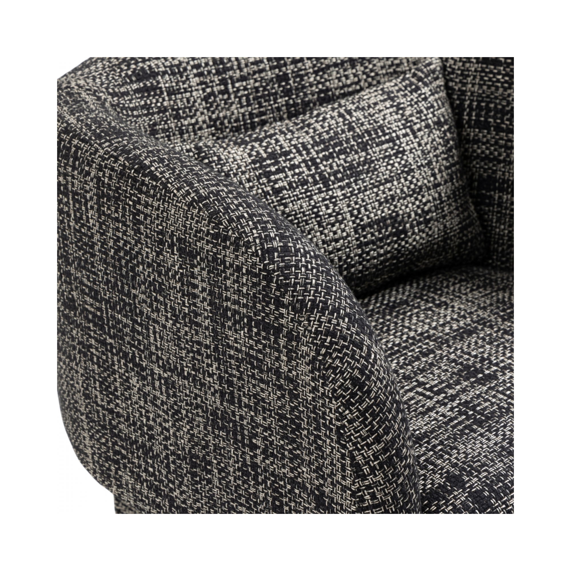 Sawyer Tweed Fabric Upholstered Accent Chair - [Additional Colors Available]