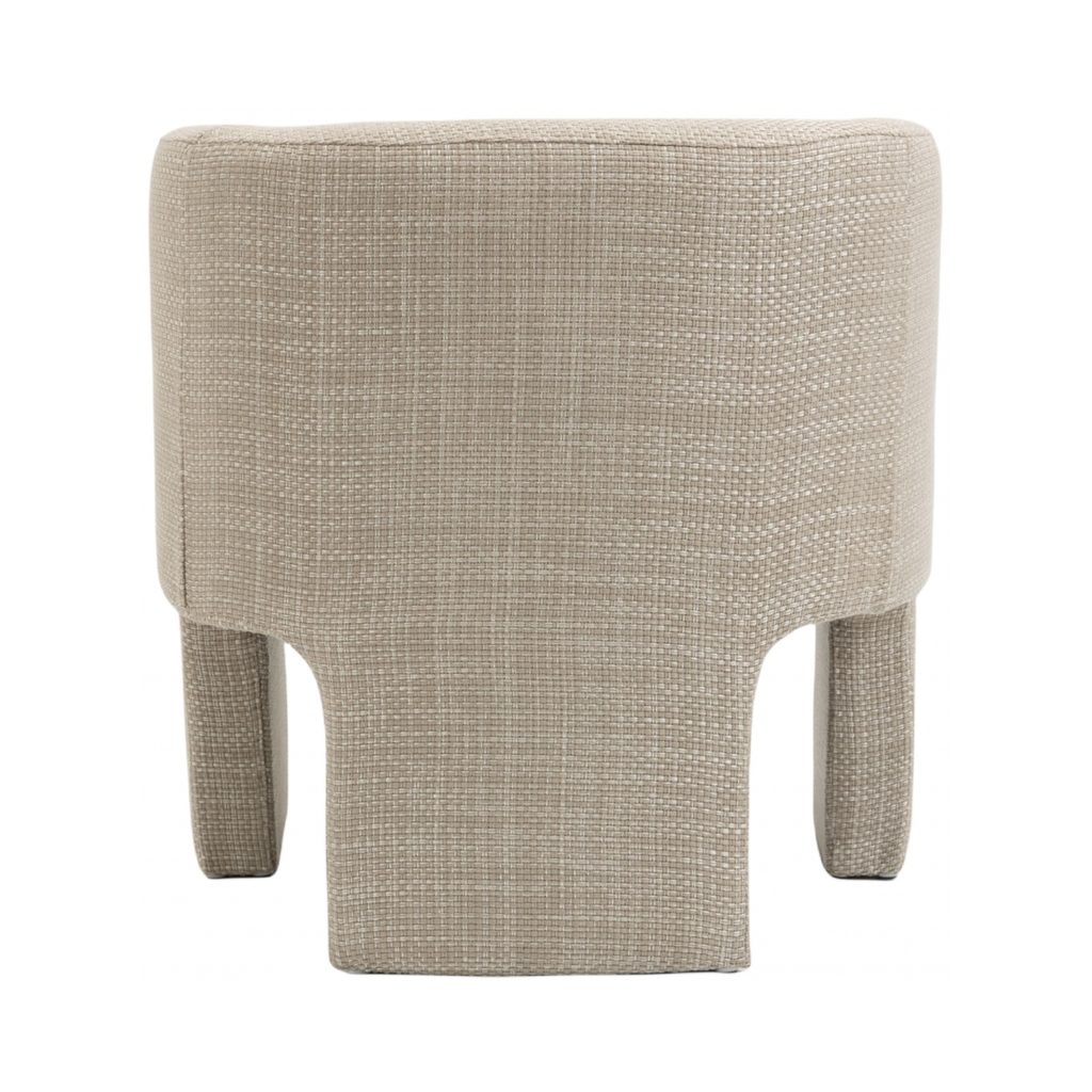 Sawyer Tweed Fabric Upholstered Accent Chair - [Additional Colors Available]