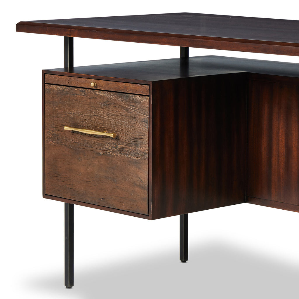 The "Lauren" Desk in Natural Peroba