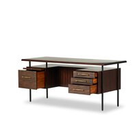 The "Lauren" Desk in Natural Peroba