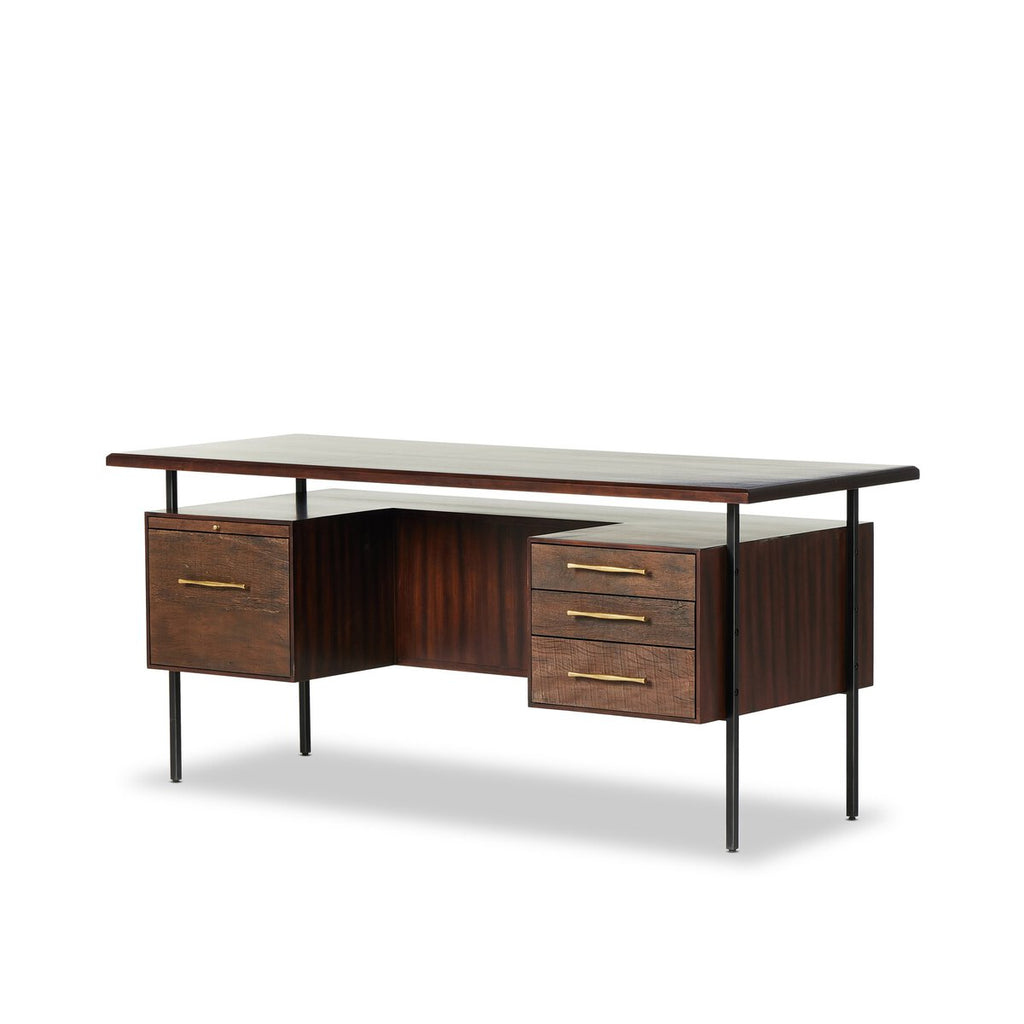 The "Lauren" Desk in Natural Peroba