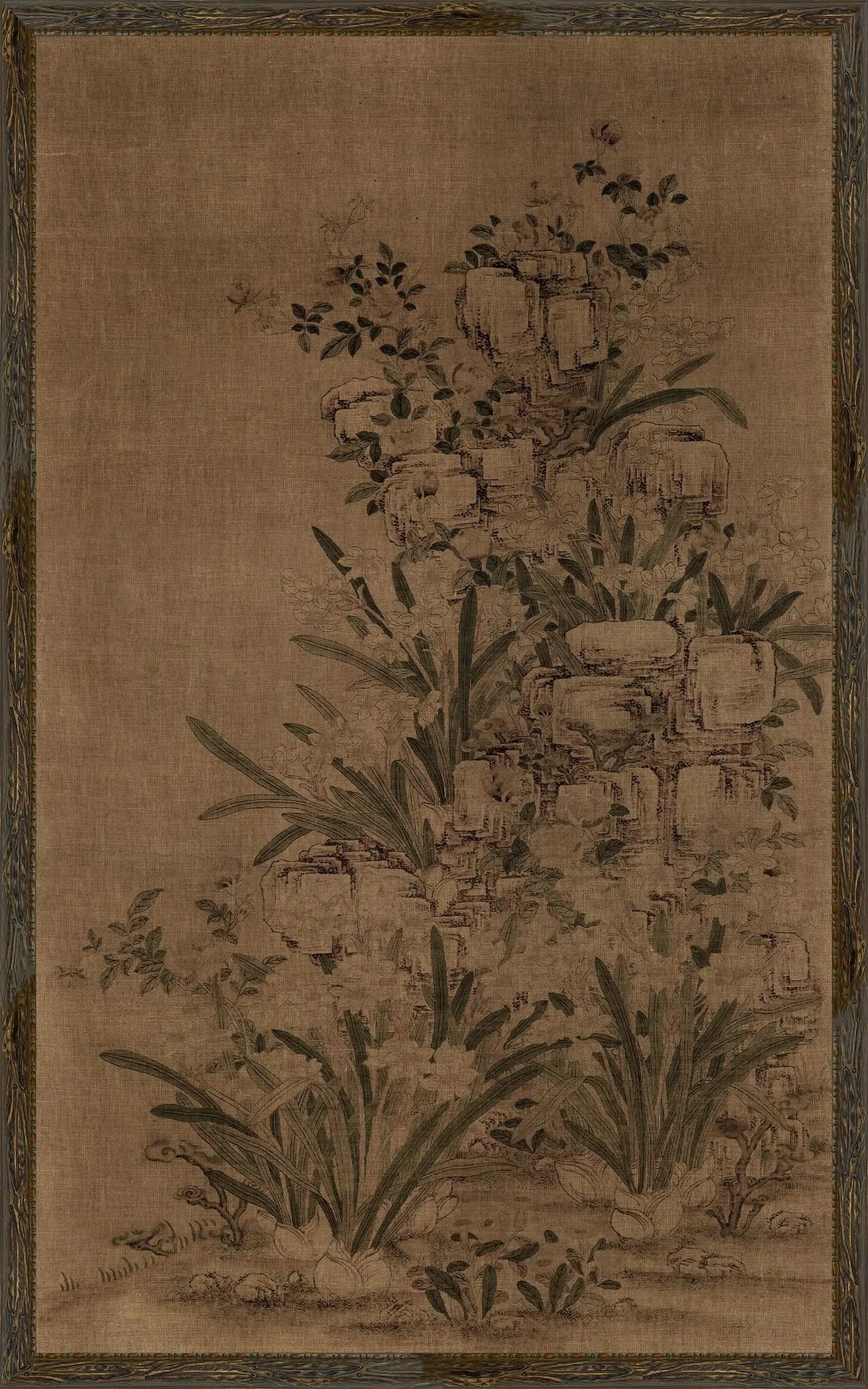 Dynastic Bloom Study: (30"W x 48"H)