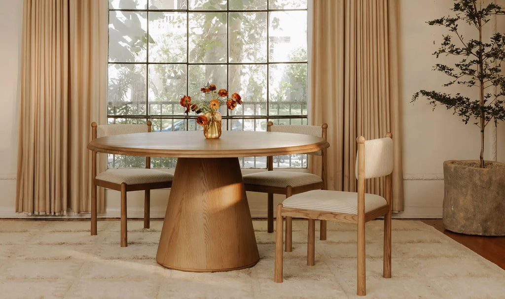 The "Villetta" Dining Chair Stripe [Set of 2]