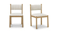 The "Villetta" Dining Chair Stripe [Set of 2]