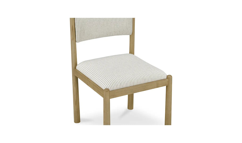 The "Villetta" Dining Chair Stripe [Set of 2]