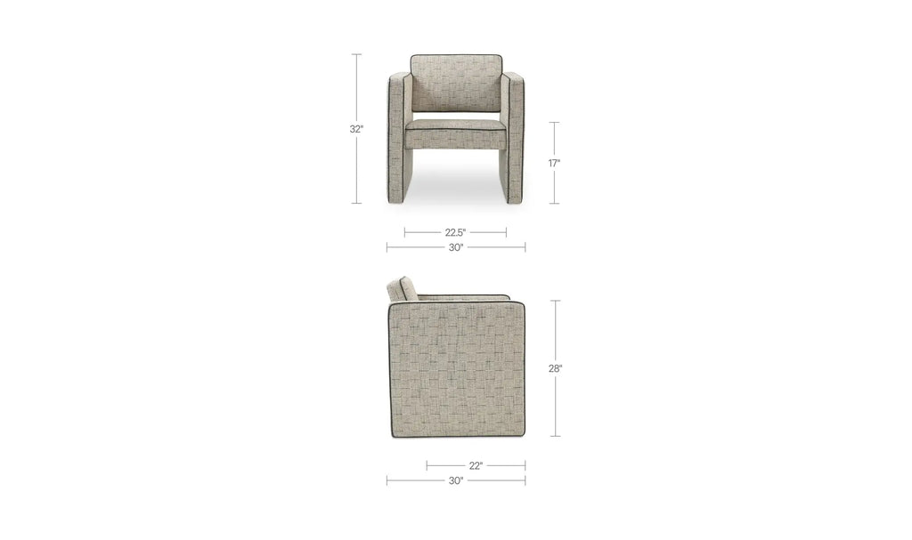 The "Aris" Accent Chair [Pre-Order - Available in Early Sept]