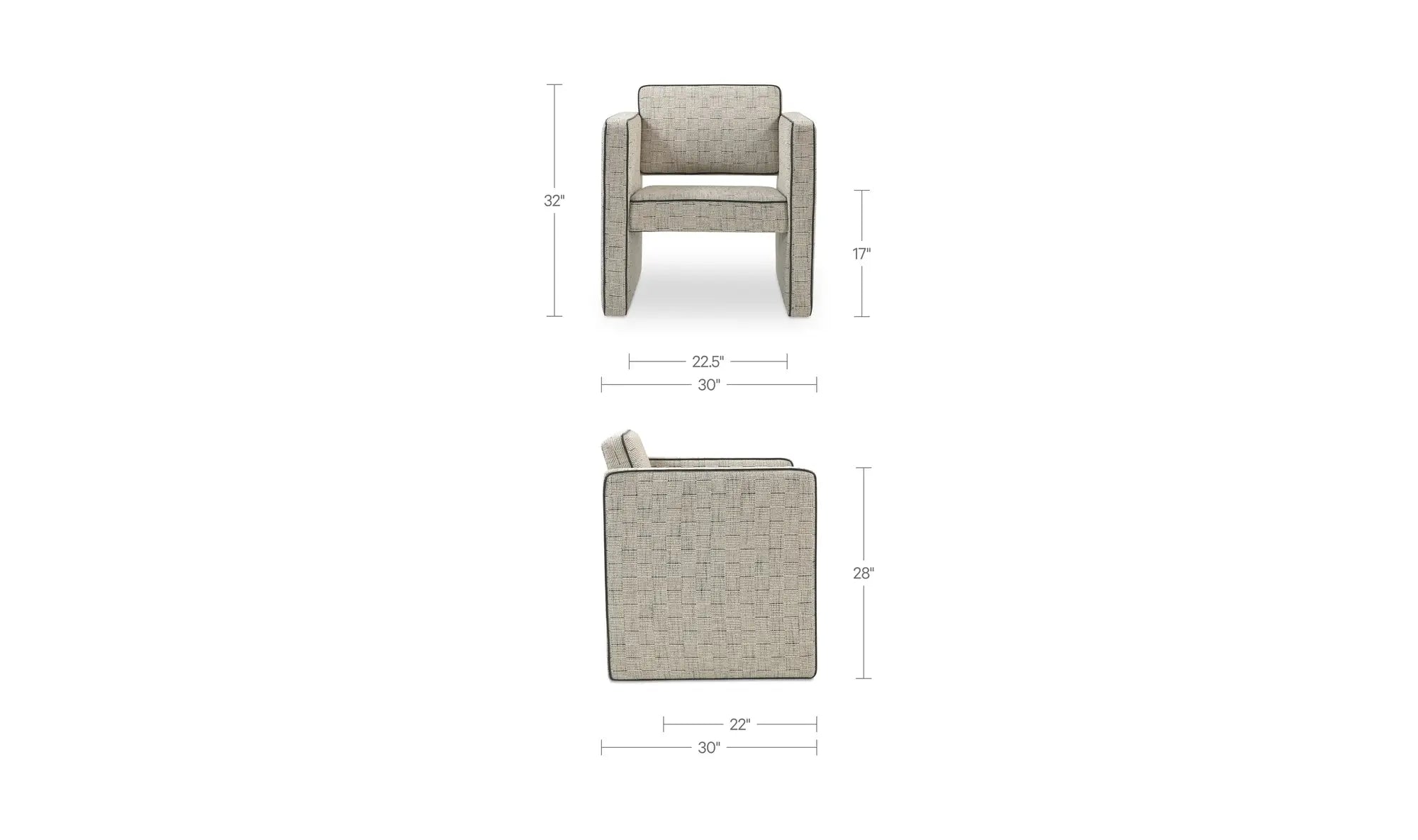 The "Aris" Accent Chair [Pre-Order - Available in Early Sept]